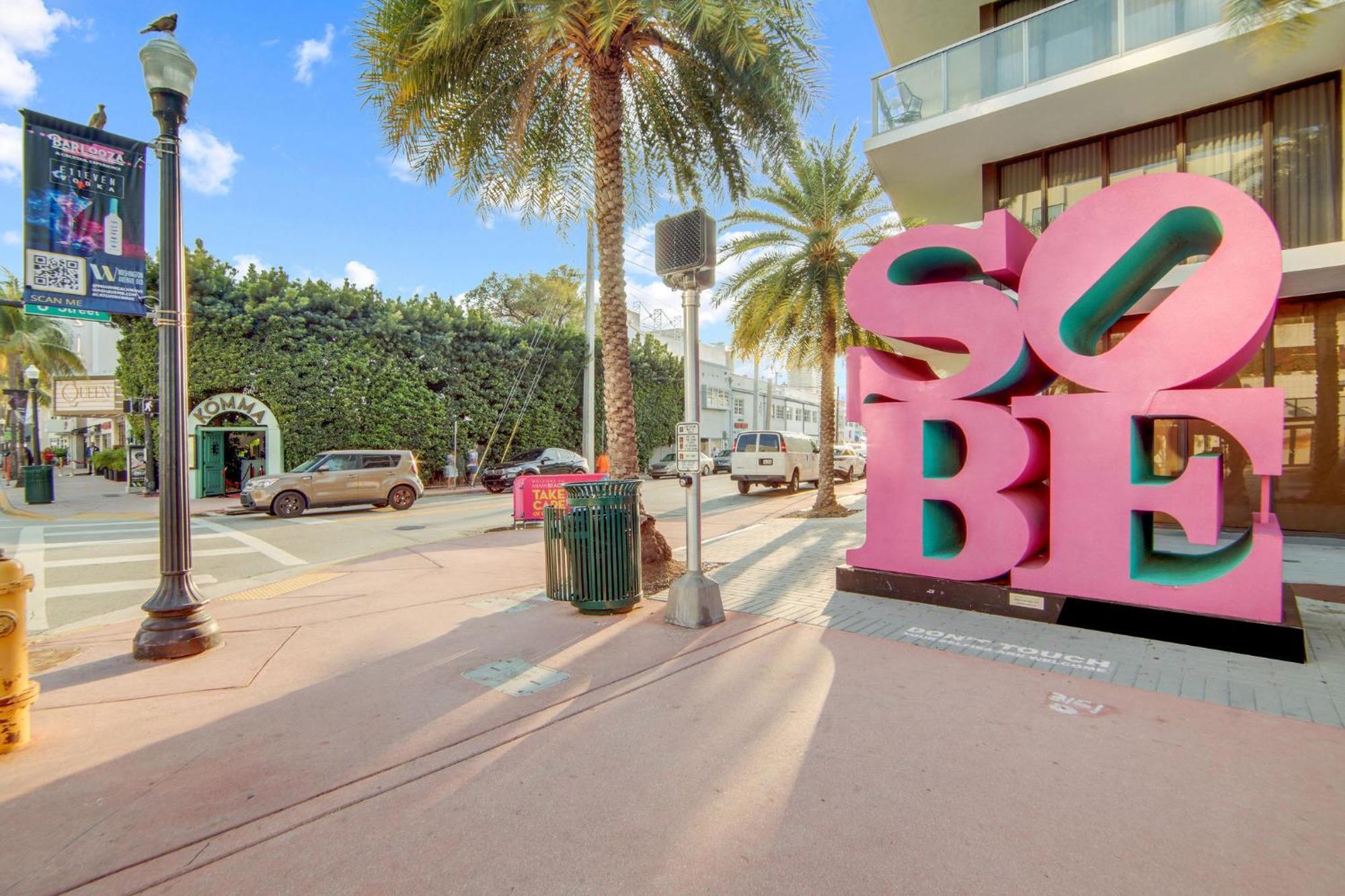 Ocean Drive Deco Apt W/2 Queen Beds, Steps 2 Beach Miami Beach Luaran gambar